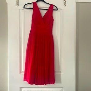 Vintage midi red dress